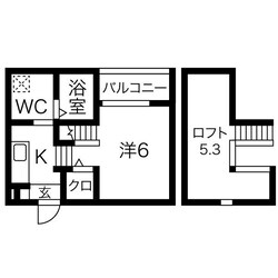 新守山駅 徒歩10分 2階の物件間取画像